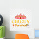 Vector Illustration of Poster Design for Circus Wall Mural