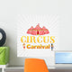 Vector Illustration of Poster Design for Circus Wall Mural