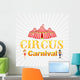 Vector Illustration of Poster Design for Circus Wall Mural