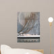 Arrangement With Branches and Candles Wall Mural