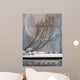 Arrangement With Branches and Candles Wall Mural