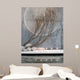 Arrangement With Branches and Candles Wall Mural
