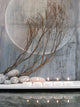Arrangement With Branches and Candles Wall Mural