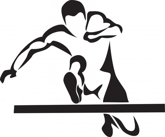 Stylized Hurdler
