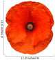red poppy flower Wall Decal