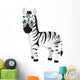 Cute Baby Zebra Cartoon