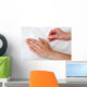Alternative Practitioner Applying Acupuncture Needles. Wall Mural