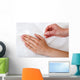 Alternative Practitioner Applying Acupuncture Needles. Wall Mural