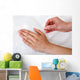 Alternative Practitioner Applying Acupuncture Needles. Wall Mural