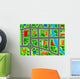 Map of suburb town Wall Mural