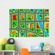Map of suburb town Wall Mural