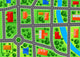 Map of suburb town Wall Mural