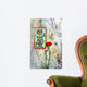 Rainbow, red carnation and wandering Wall Mural