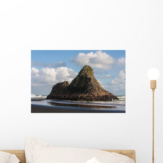 Tourist Admiring Panatahi Island Wall Decal