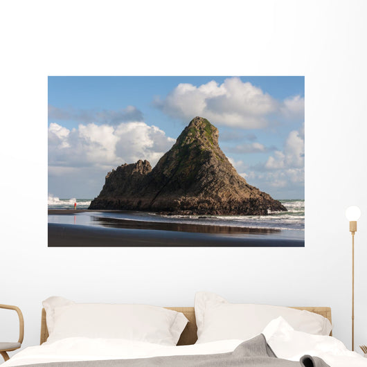 Tourist Admiring Panatahi Island Wall Decal