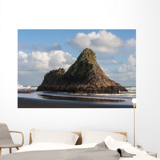 Tourist Admiring Panatahi Island Wall Decal