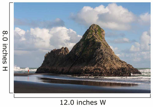 Tourist Admiring Panatahi Island Wall Decal