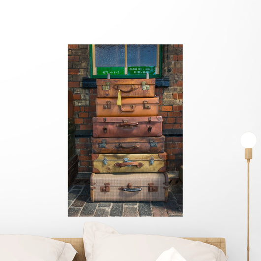 Old Style Suitcases Ready