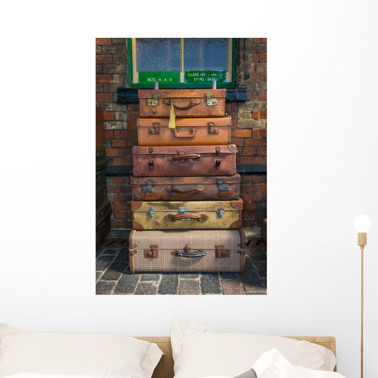Old Style Suitcases Ready