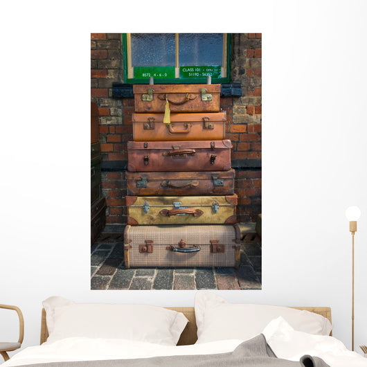 Old Style Suitcases Ready