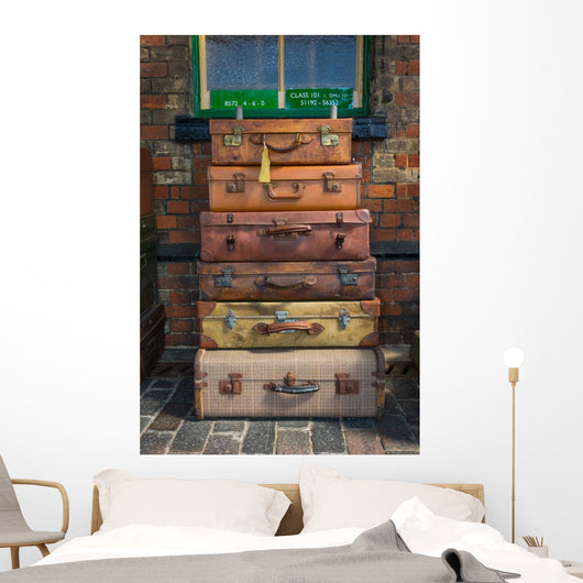 Old Style Suitcases Ready