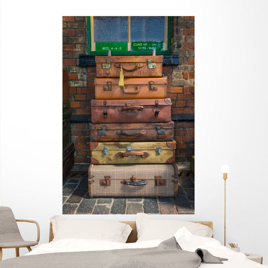 Old Style Suitcases Ready