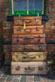 Old Style Suitcases Ready