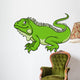 Cartoon Iguana Lizard Wall Decal