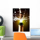 Up Champagne Cork Popping Wall Mural