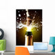 Up Champagne Cork Popping Wall Mural