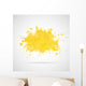 Abstract Background With Yellow Paint Splashes Wall Decal