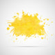 Abstract Background With Yellow Paint Splashes Wall Decal