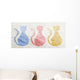 Color cats paper Wall Decal