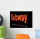 Neon Subway Sign, New York City Wall Mural