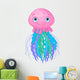 Cute Jellyfish Wall Decal