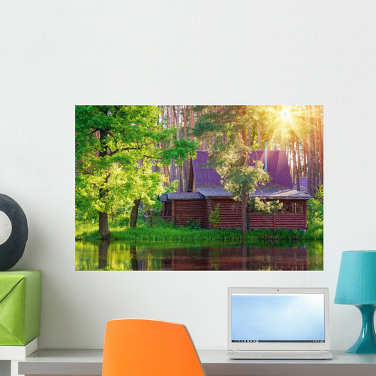 Wooden House Forest Lake