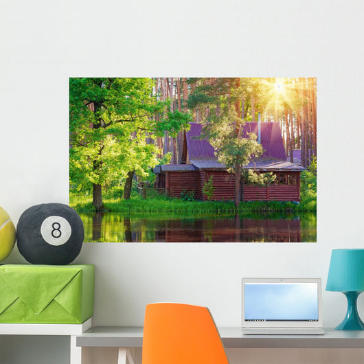 Wooden House Forest Lake