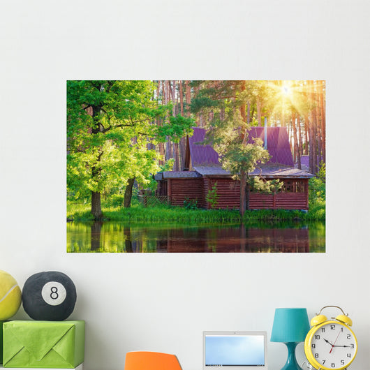 Wooden House Forest Lake