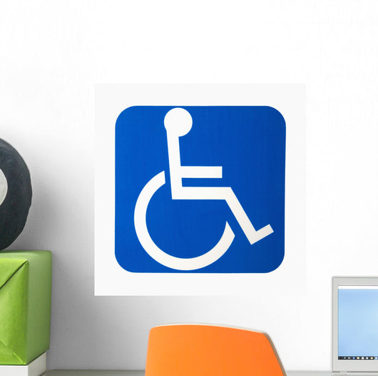 Handicap sign. Wall Decal