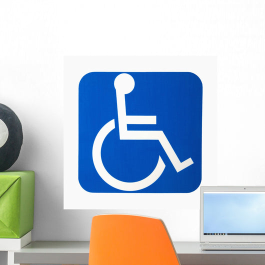 Handicap sign. Wall Decal
