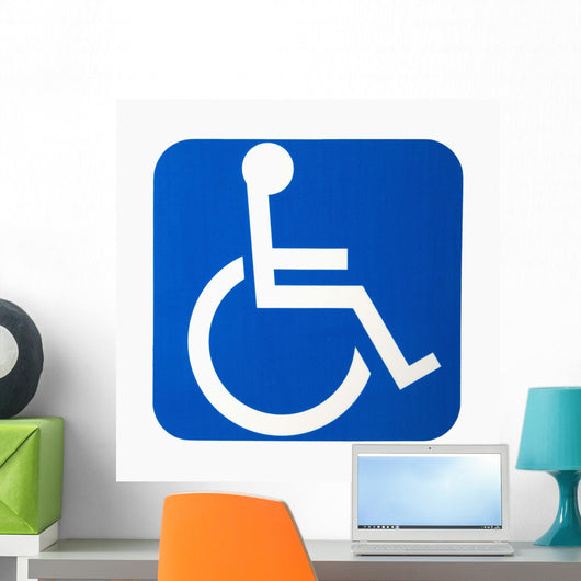 Handicap sign. Wall Decal