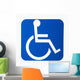 Handicap sign. Wall Decal