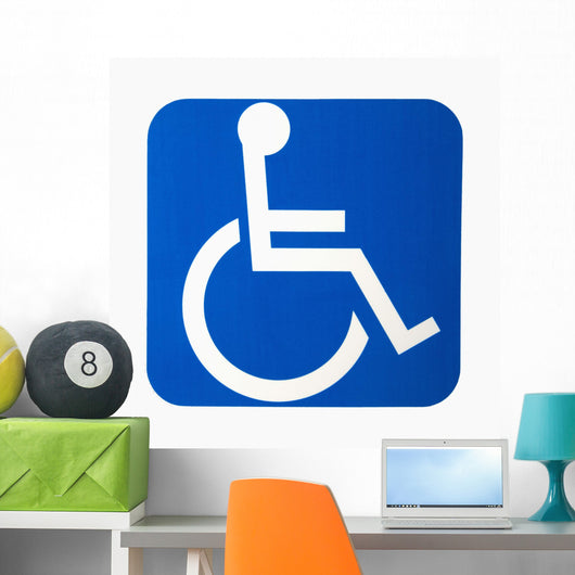 Handicap sign. Wall Decal