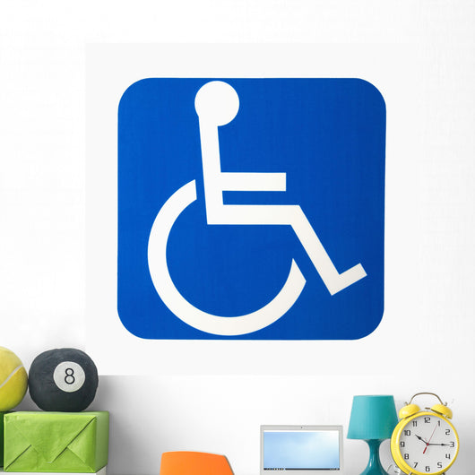 Handicap sign. Wall Decal