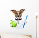 perfect smile dog Wall Decal