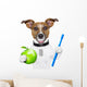 perfect smile dog Wall Decal
