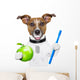 perfect smile dog Wall Decal