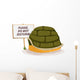 Do Not Disturb Turtle Sleeping Wall Decal