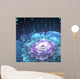 Violet Fractal Flower with
