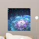 Violet Fractal Flower with